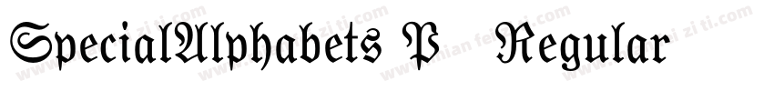 SpecialAlphabets P09 Regular字体转换